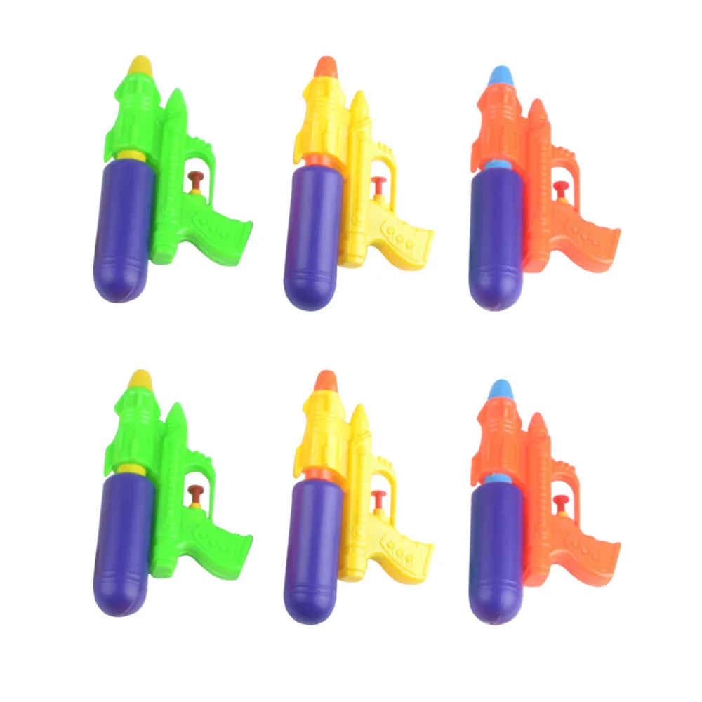 Мини водяной бластер 6 шт. пластиковые водные фотообои летняя пляжная игрушка для