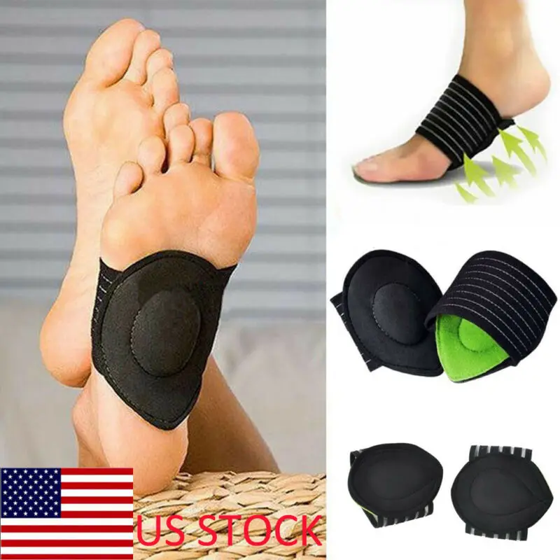 Стельки для ног поддерживающие арку Подошвенный Фасциит пятка подушка боль в