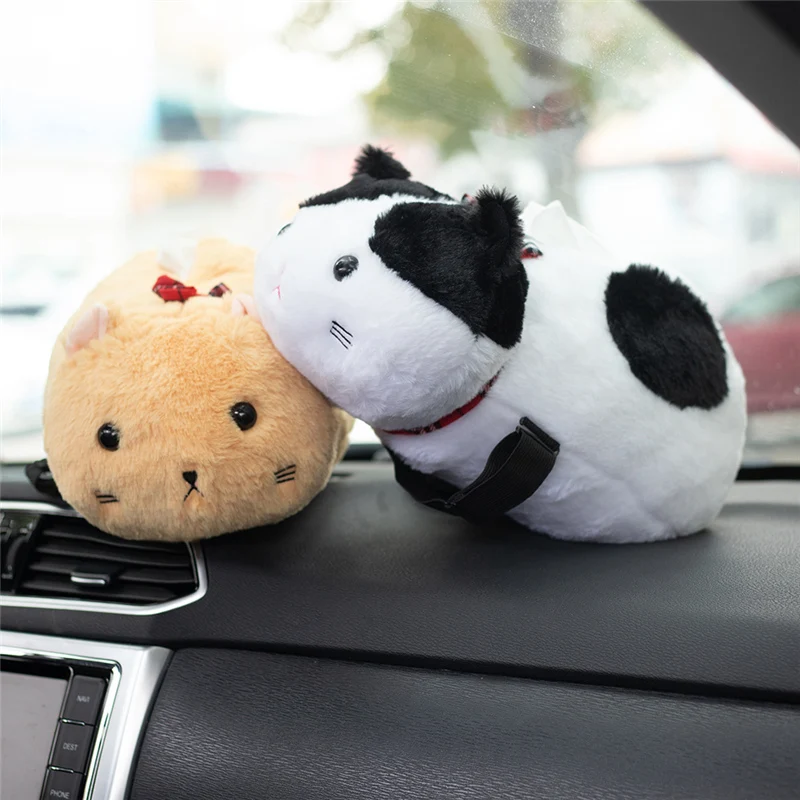 Симпатичные плюшевые съемные бумажные коробки с животными подставка для