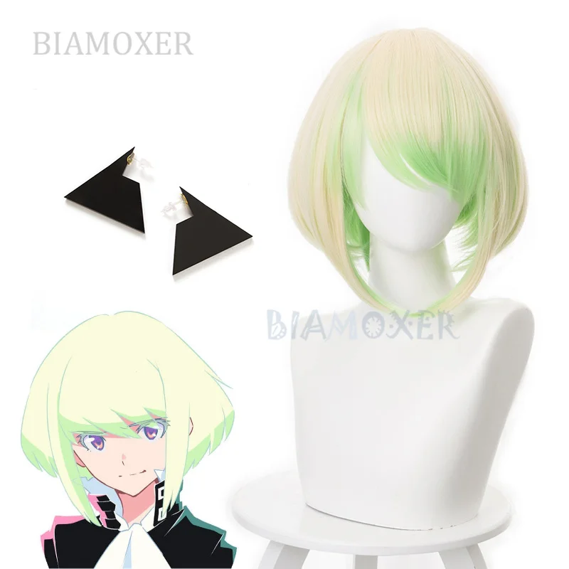 Парик для косплея PROMARE Lio Fotia серьги костюма сумасшедшего борниша термостойкие