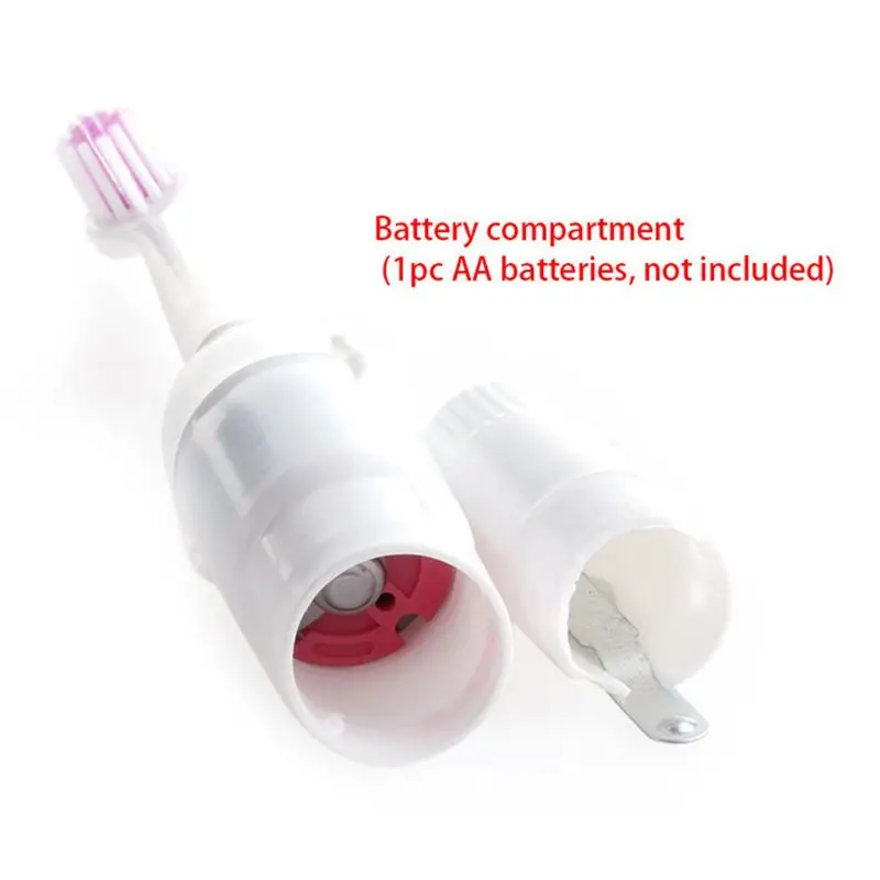 

Adults Electric Massage Toothbrush 3 Head Replacement Battery Operated Portable