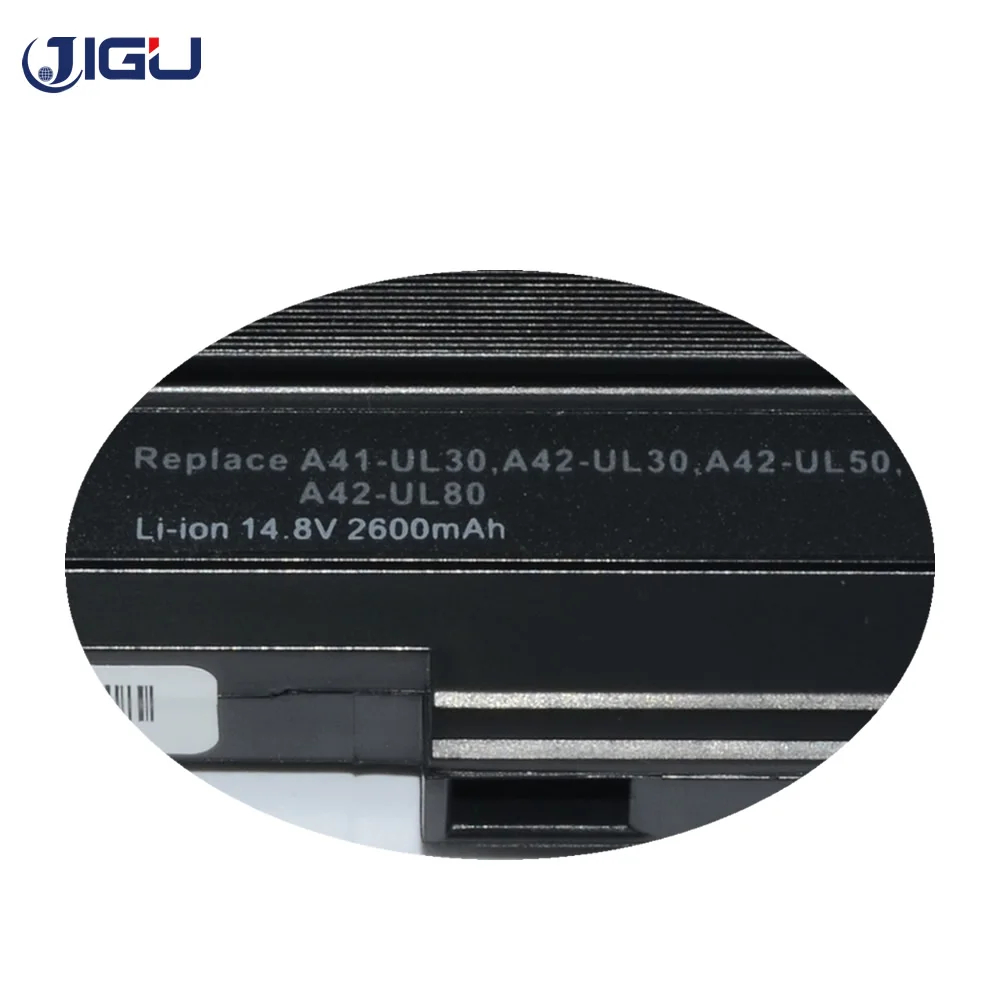 JIGU 4 ячейки Аккумулятор для ноутбука ASUS UL80A UL30A-X4 A31-UL30 A32-UL30 A32-UL5 A42-UL50 UL30 UL50Vg A32-UL80