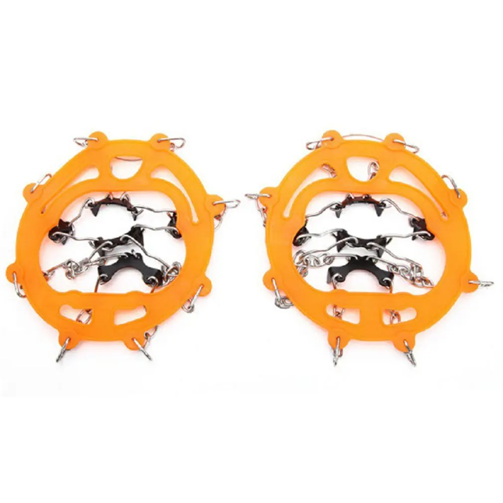 

Snow Non Slip Climbing Crampons Cleats Shoe Cover Ice Gripper For Spikes Hiking Winter Manganese Steel Outdoor Cleats Overshoes