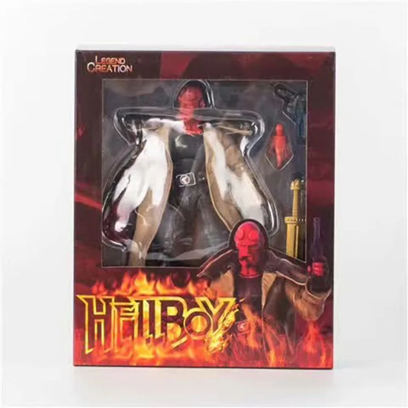 Экшн фигурка Hellboy из ПВХ подвижная 2 го поколения 15 см|Игровые фигурки и