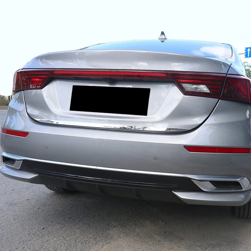Для Kia K3 Forte 2019 2020 литьевая крышка багажника из нержавеющей стали Накладка для