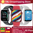 Смарт-часы IWO 13 Pro Max X8 Plus, серия 6, большой экран, телефонные звонки, спортивные водонепроницаемые мужские и женские Смарт-часы pk T500 W46 X7 Y68 D20 P8