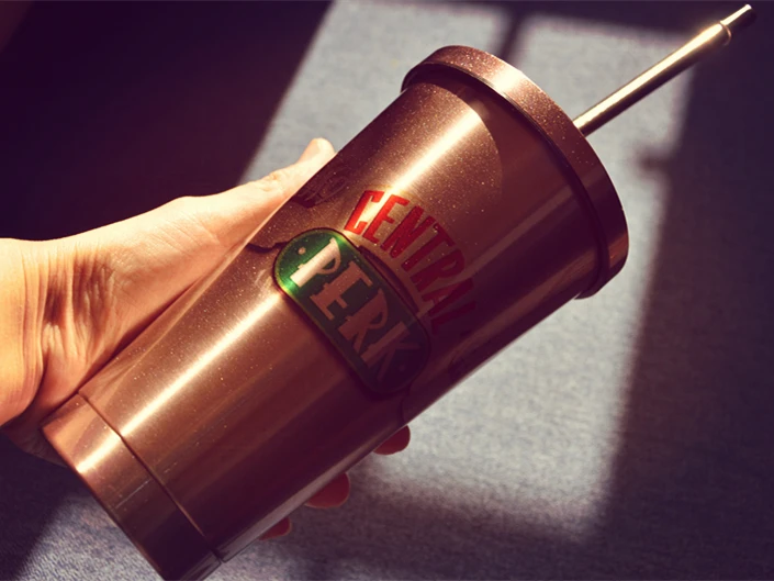 С героями телесериала Друзья серии Central perk Нержавеющая сталь Кофе Чай кружка с