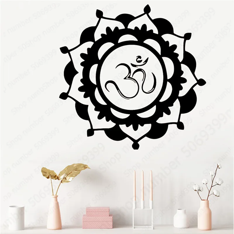 

Hot Religion Flower Environmental Protection Vinyl Stickers For Kids Rooms Diy Home Decoration Accessories Decal Stickers LW590