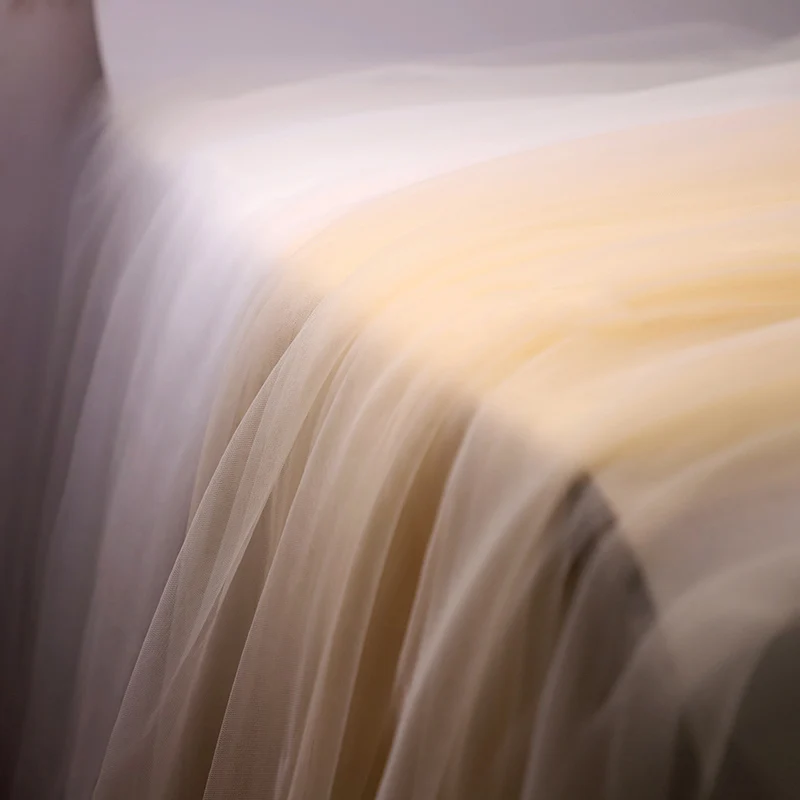 

3 Meters Wide White Wedding Veil Net Gauze Fabric Designer Fabric Background Decorative Fabric