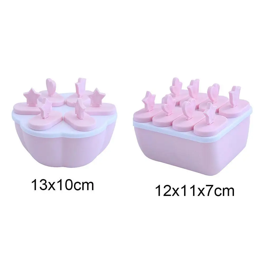 

8 Cell Kitchen Ice Cube Molds Reusable Popsicle Maker DIY Ice Cream Tools Kitchen 6/8 Cell Lolly Mould Tray Bar Tools