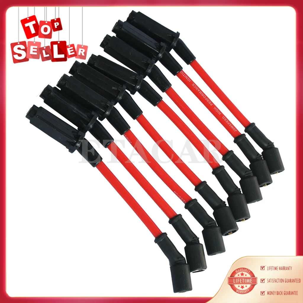 Комплект свечей зажигания 8 шт. 19351593 9748RR подходит для Chevrolet Corvette SSR GTO Silverado Tahoe Cadillac