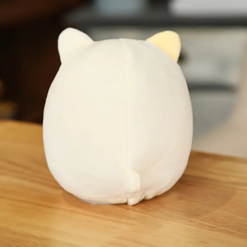 Игрушка плюшевая электрическая в уголках 18 см светящаяся кошка жареный дельфин