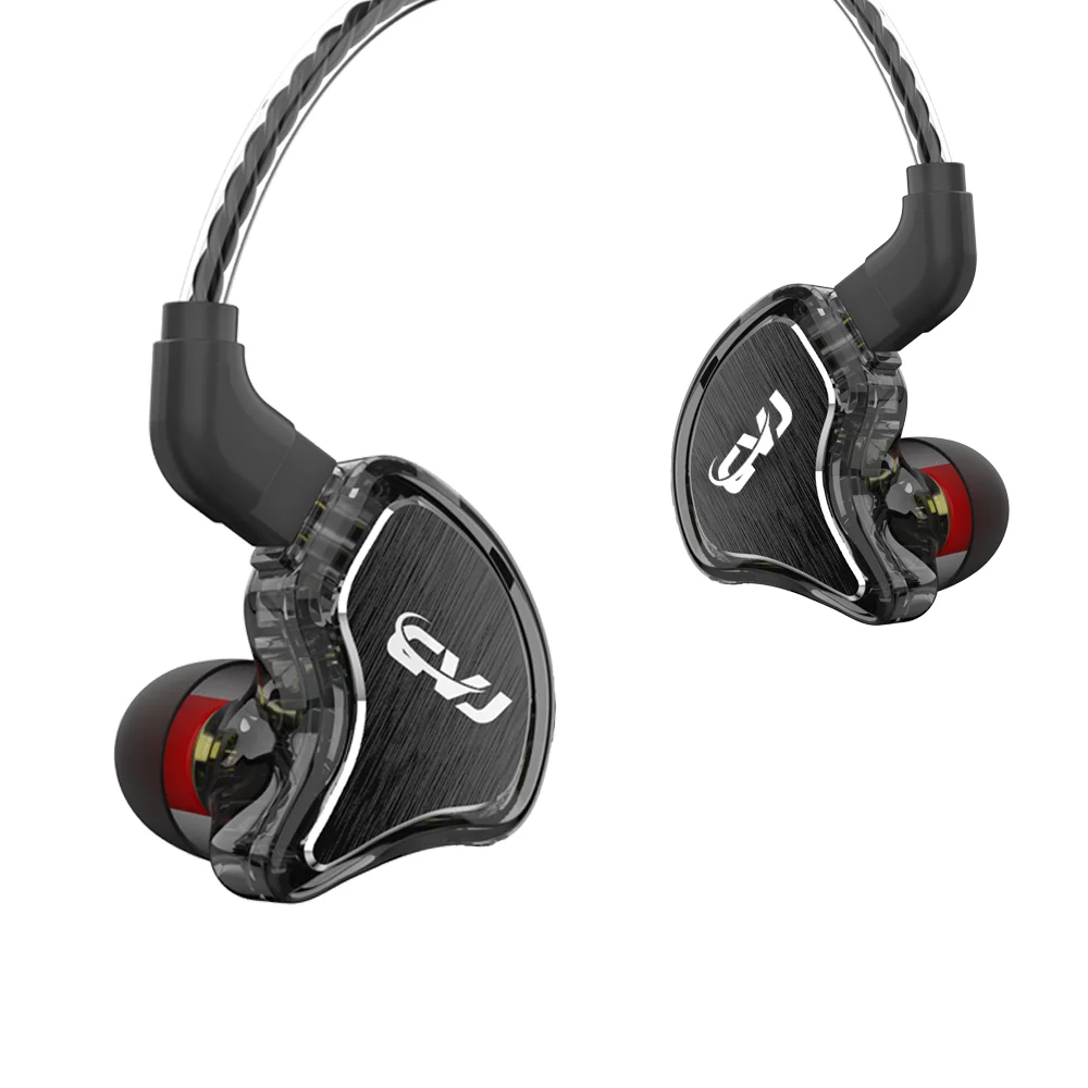 CVJ CS8 3BA + 1DD гибридные наушники для ушей HIFI DJ Monito спортивные бега с разъемом 2PIN 0 75 мм
