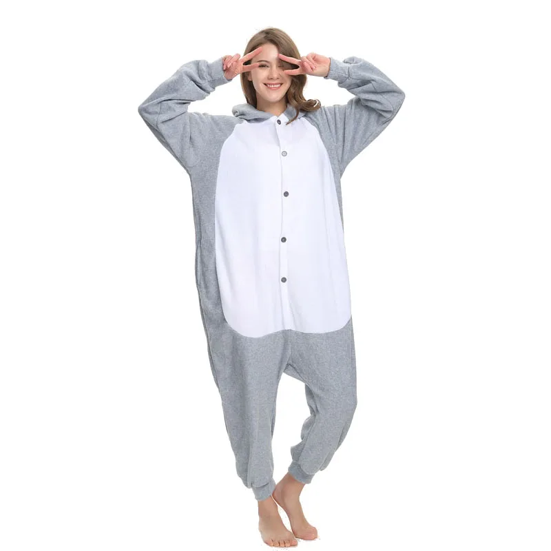 Животное коала женщин Onesie пижамы взрослых Забавный кигуруми Домашняя одежда Pajames