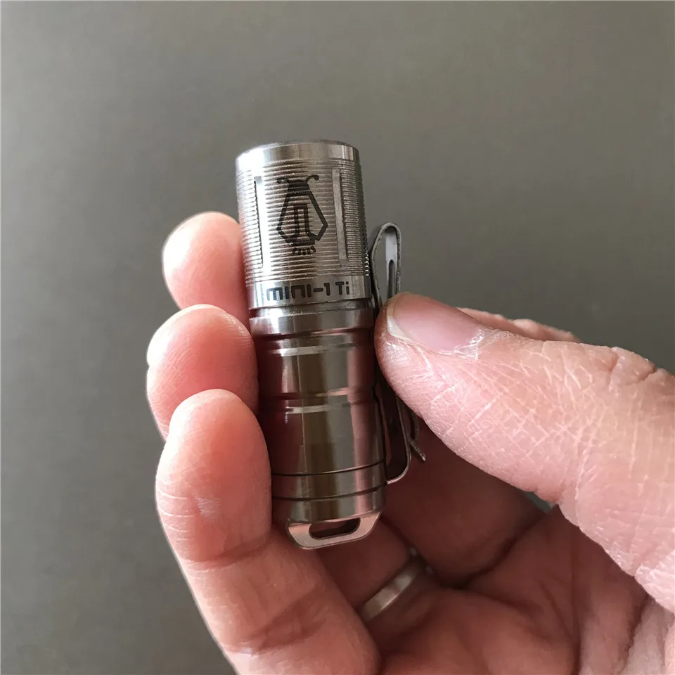 Мини фонарик Jetbeam TI Micro USB перезаряжаемый титановый брелок фонарь лампа с