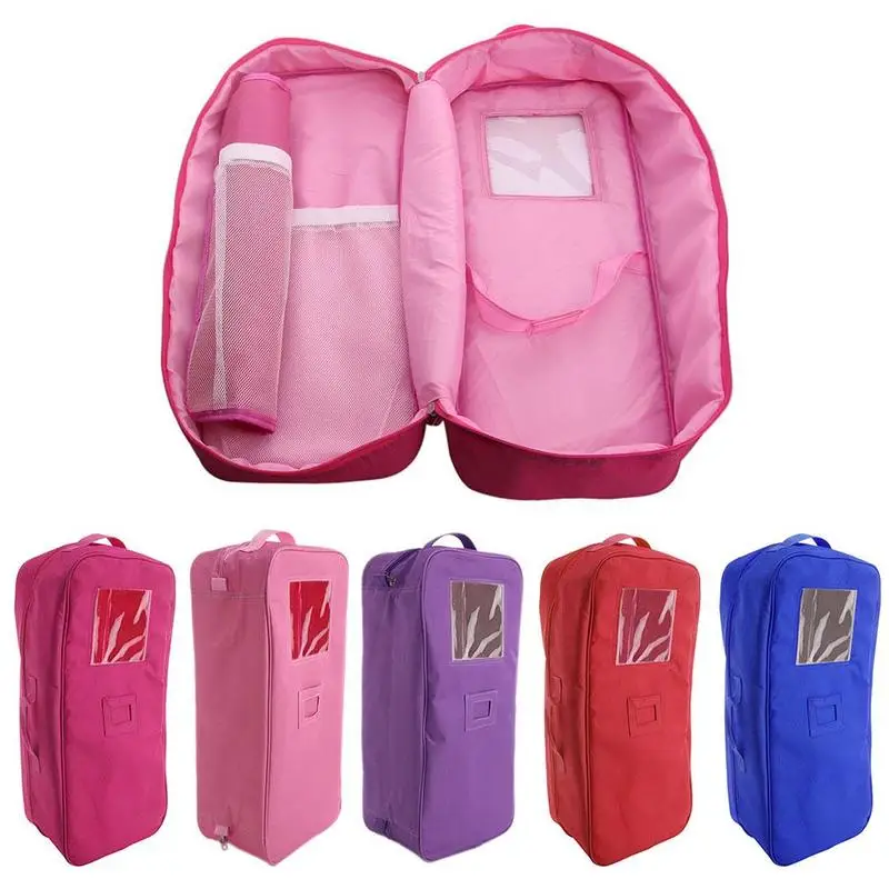 

1Pc Portable 18-inch Doll Storage Handbag Doll Storage Backpack Bag Accessories Toy Accessories Travel Girl Doll U8J6