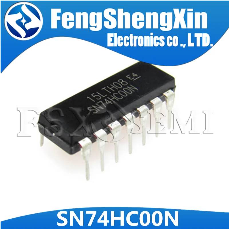 100 шт./лот Новый 74HC00 74HC00N SN74HC00N DIP 14 IC|10 pcs| |