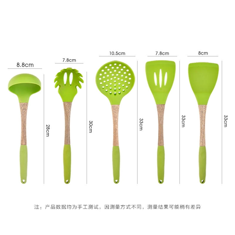 Пищевой силикагель и дерево акации плотная лопата ложка для спагетти супа утечки