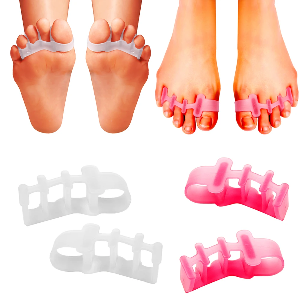 

Gel Toe Separators & Stretcher for Relaxing - Bunion Relief, Toe Alignment for Women and Men