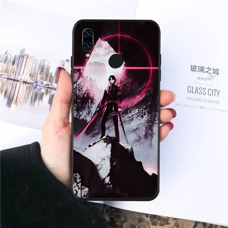 

Guren Ichinose Blue Exorcist anime Phone Case For Huawei honor Mate P 10 20 30 40 Pro 10i 9 10 20 8 x Lite Luxury funda coque