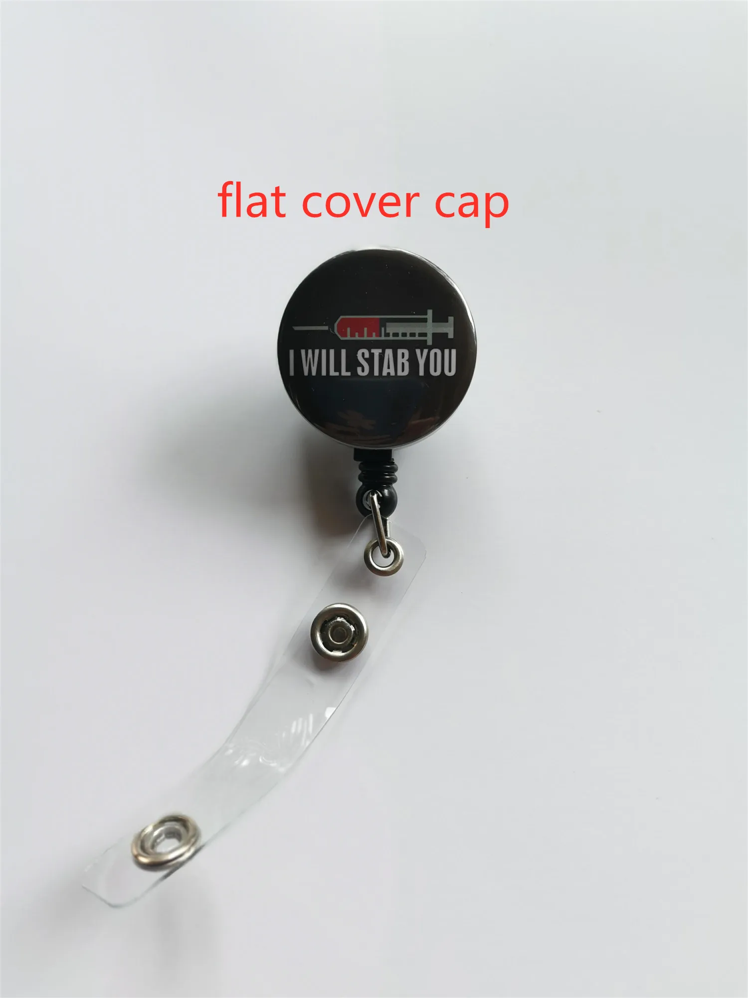 

3PCS Nurse I Will Stab You Retractable ID Badge Reel