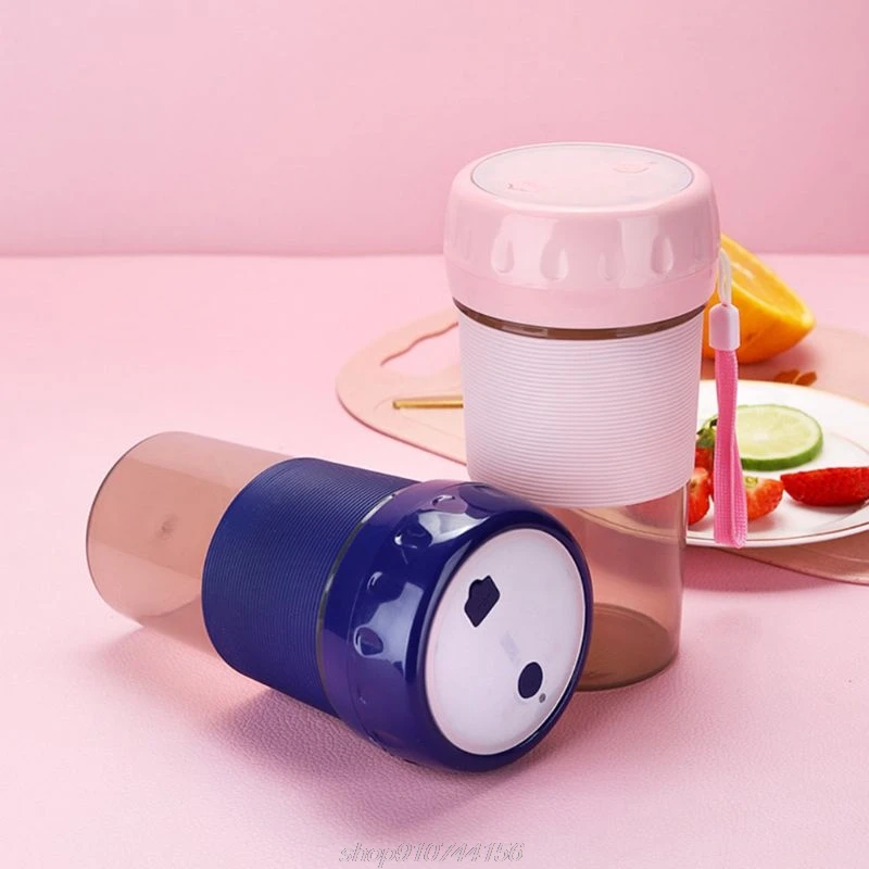 

300ml Portable Juicer Cup Electric USB Rechargeable Fruit Blender Mixer Mini Fast Blenders N07 20 Dropshipping