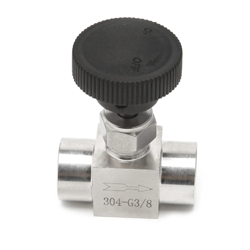Игольчатый клапан 3/8 дюйма внутренняя резьба 304 управление расходом из