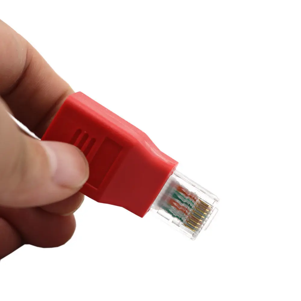 Кроссовер RJ45 адаптер подключенный разъем M/F штекер гнездо сеть Ethernet 1x