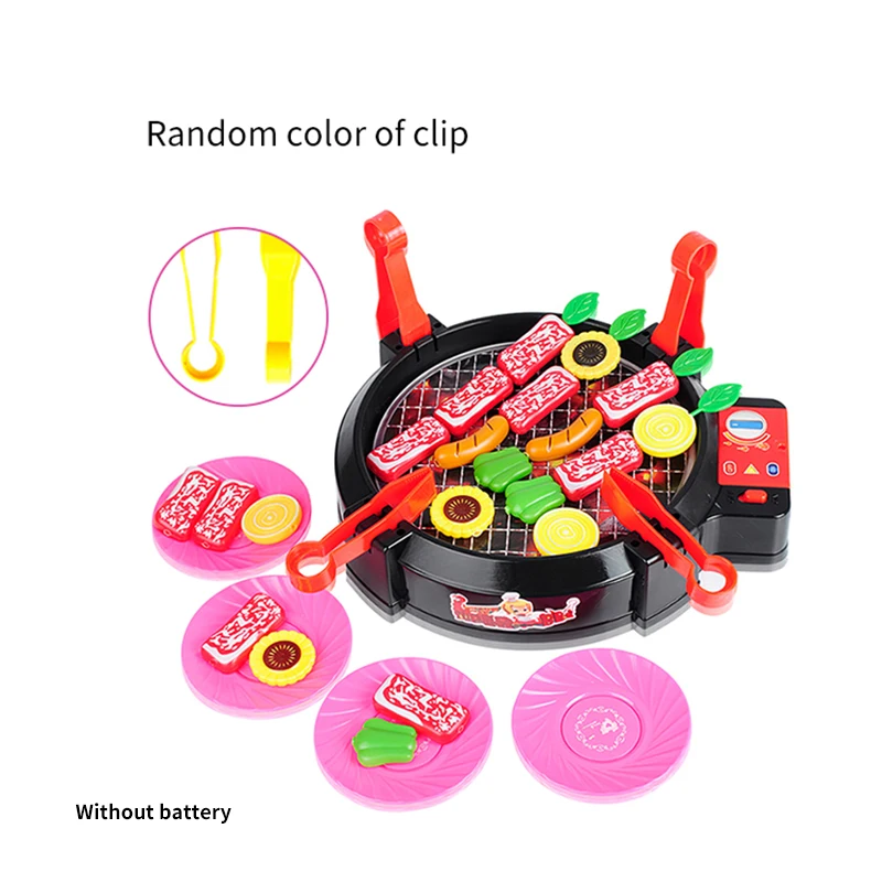 

Детский игрушечный гриль, Электрический игровой дом, Кулинария, готовка, кухня, упражнения, зрительно-моторная координация, набор игрушек