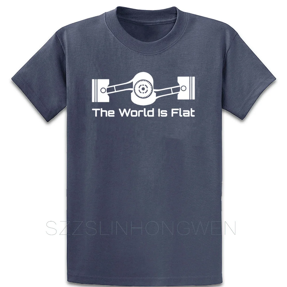 The World Is Flat Graphic Tee_Subaru Boxer Engine T Shirt Short Sleeve Summer Custom Euro Size Over Size S-5XL Building Shirt