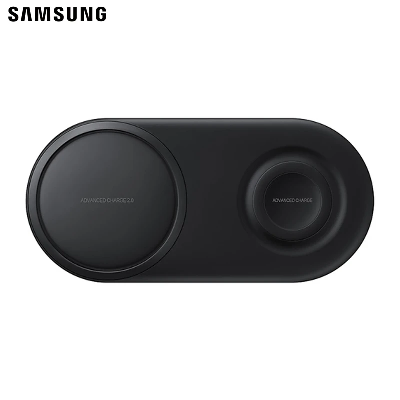 Samsung Оригинальное Беспроводное зарядное устройство Duo Pad EP-P5200 для Galay S10 X + Plus S9 gear S2