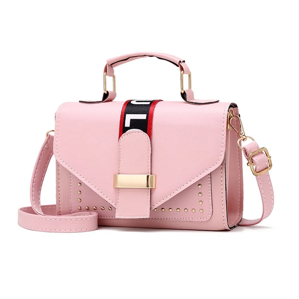 

Vrouwen Tassen Luxe Handtassen Dames Messenger Bags Cover Klinknagel Zak Meisjes Mode Schoudertas Dames Pu Lederen Handtassen