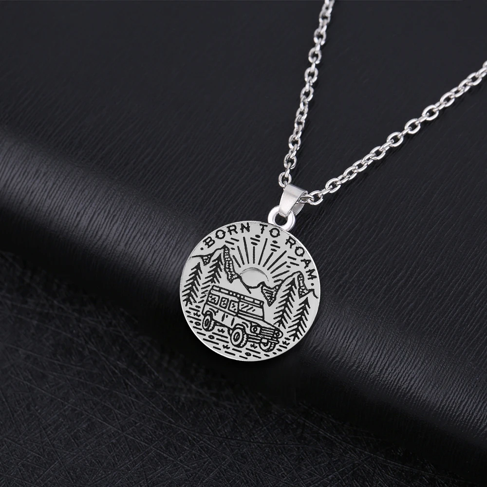 Ожерелье с подвеской Skyrim модное серебристое золотое ожерелье надписью Born To Roma &amp