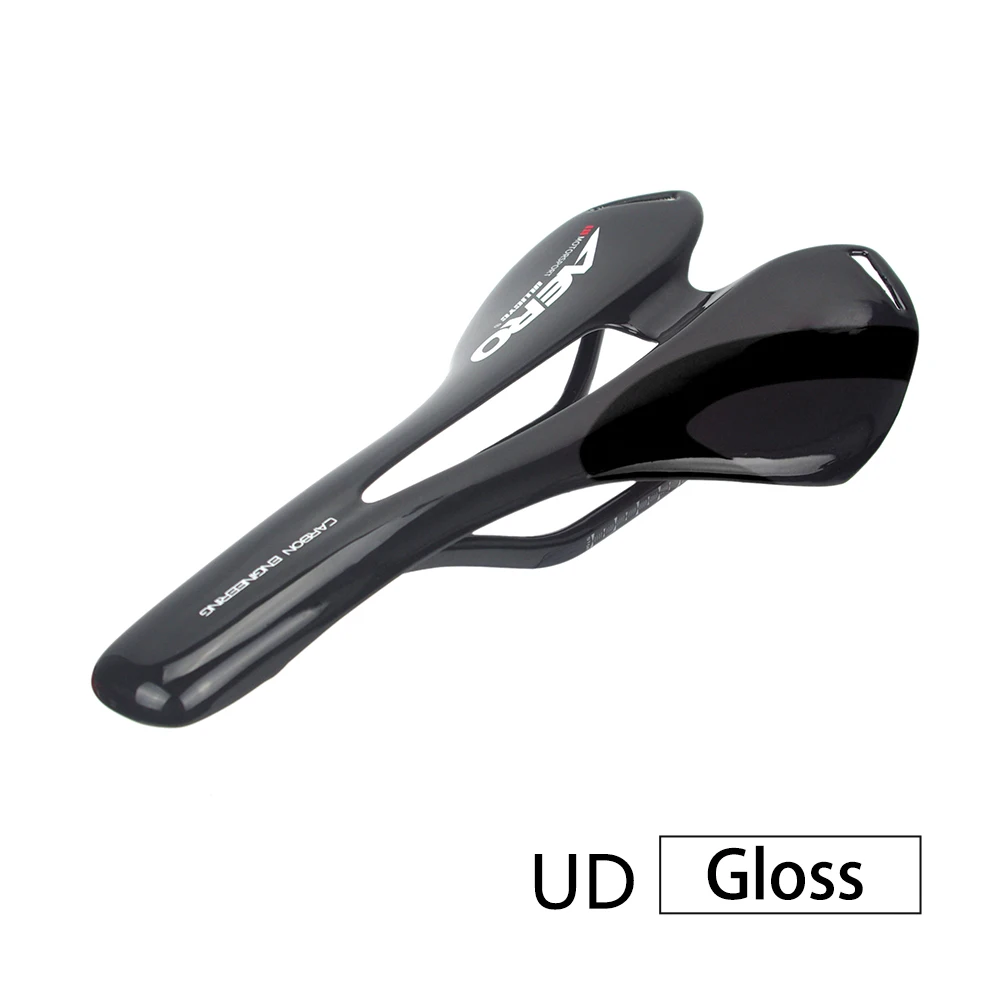 black gloss UD Красочный Ullicyc топ-уровень горный велосипед полный карбоновое седло шоссейное велосипедное седло MTB переднее Sella Sillin Seat Matround - Цвет: black gloss UD