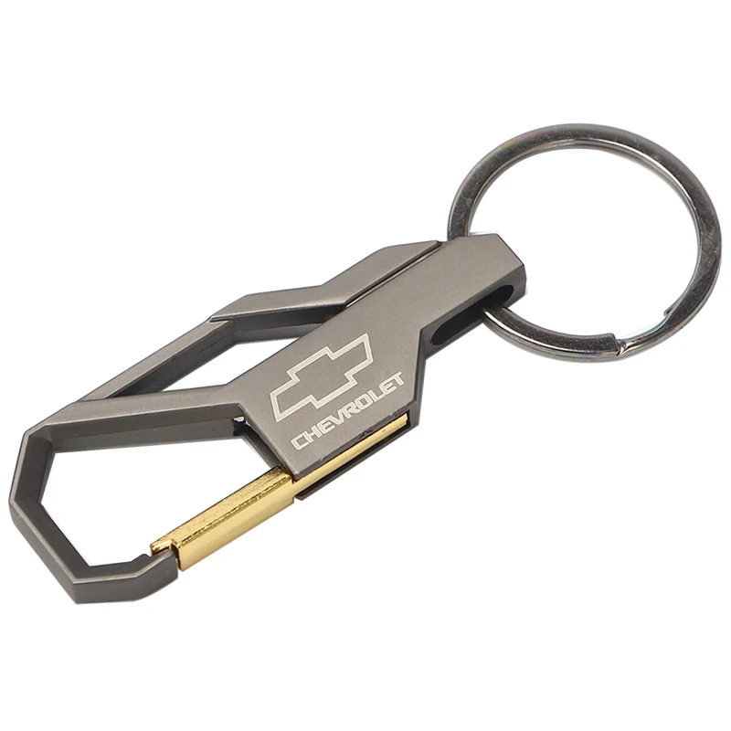 Модный 3D брелок для автомобильного стайлинга из металлического сплава ключей
