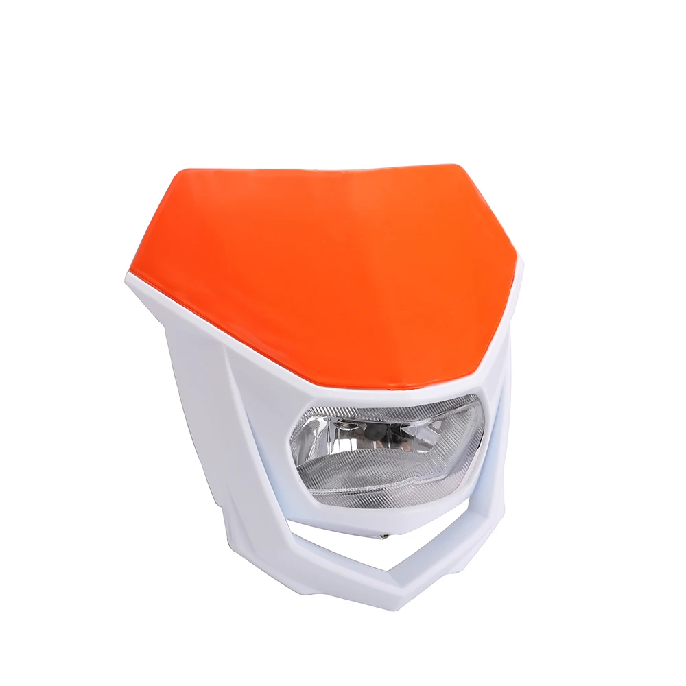 Универсальный фары мотоцикла Headlight Head Lamp Lighting Enduro Dual Sport Dirt Bike H4 Fairing для Yamaha Honda Suzuki KTM и др.