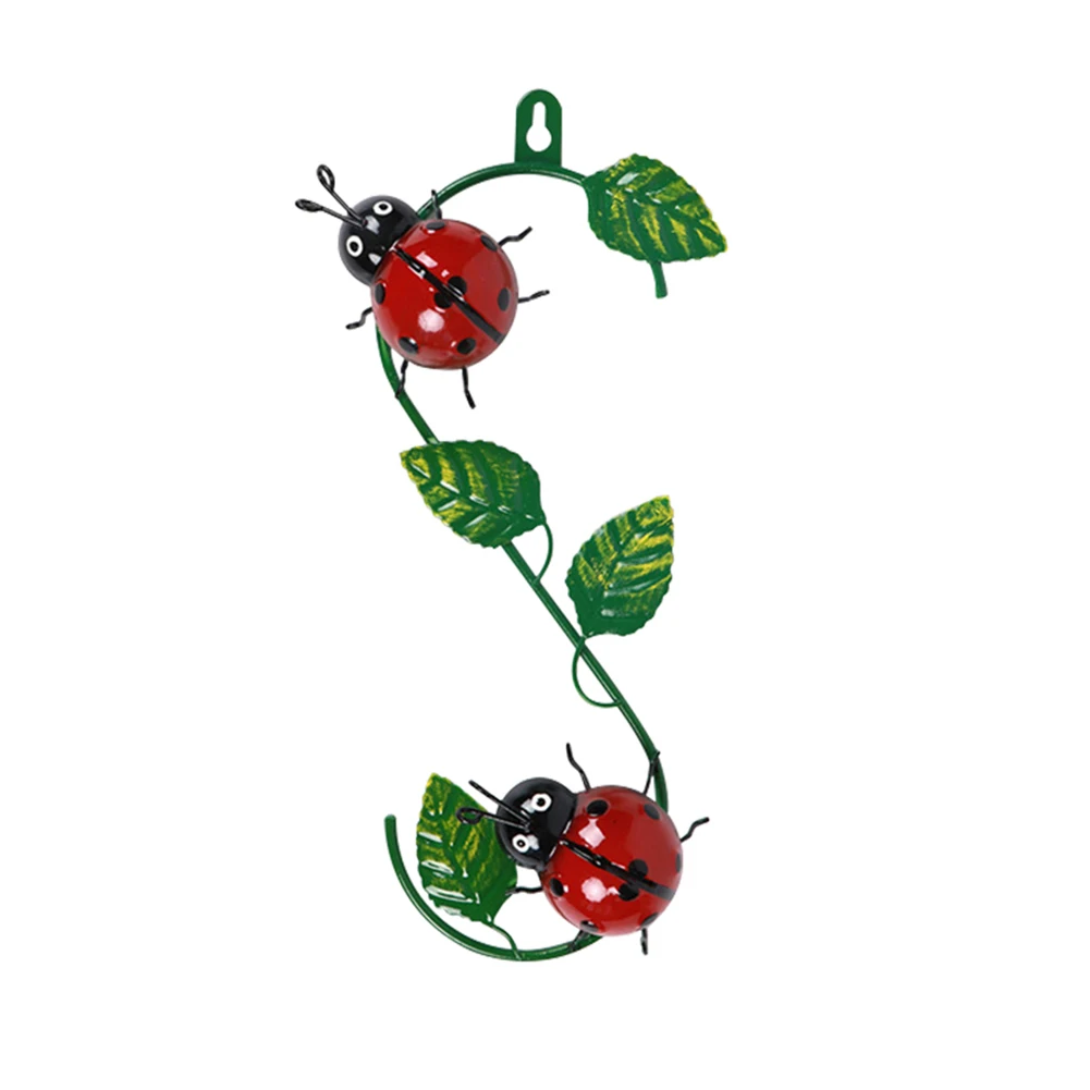 Металлическая металлическая фигурка божьей коровки настенная подвеска