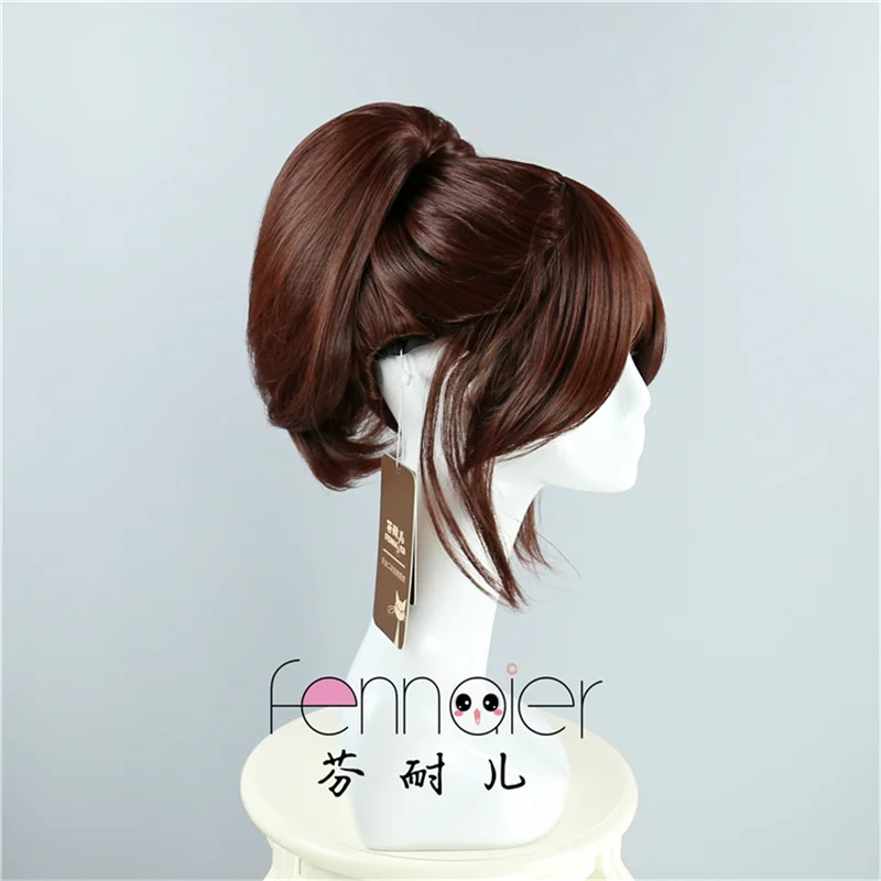 Парик для косплея Саша из аниме атака на Титанов термостойкие волосы волокон