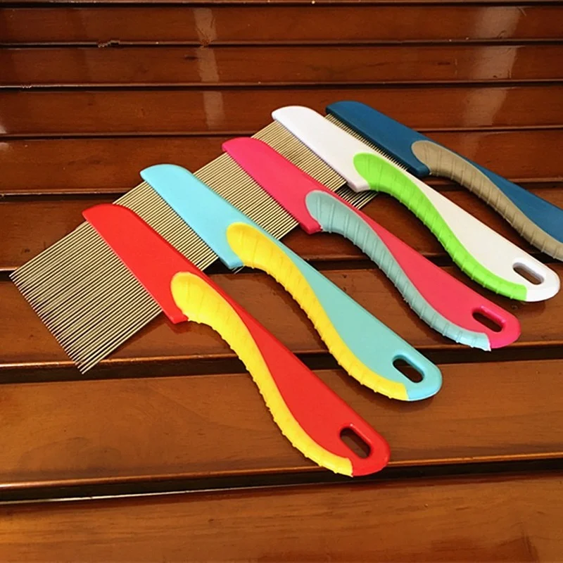 Домашние питомцы собаки кошки анти расческа для вычесывания вшей