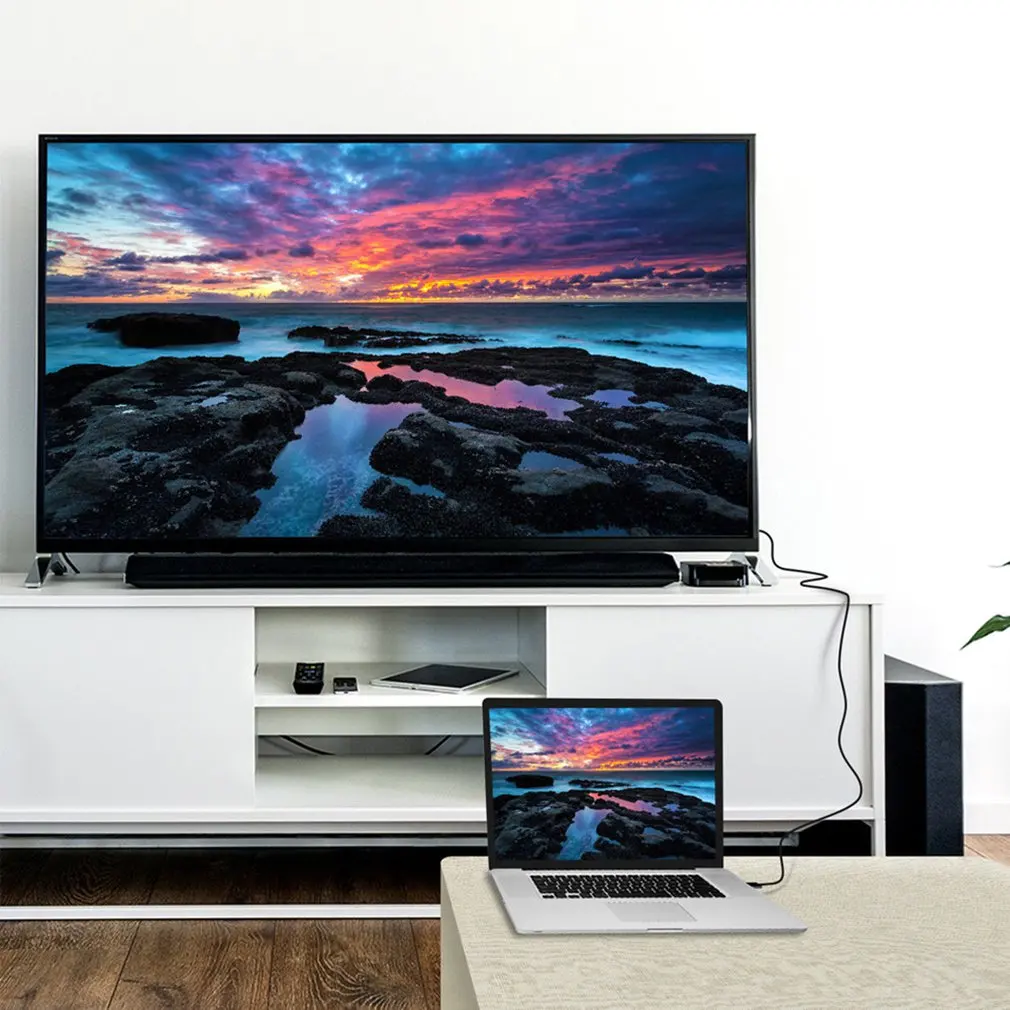 Изысканно разработанный прочный 1080P 4K HDMI адаптер для nintendo Switch USBC конвертер type C