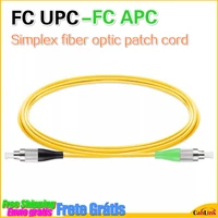 10pcsbag fc upc fc apc simplex fiber optic patch cord 2 0mm or 3 0mm lszh fiber optic patch jumper for catv network 123510m