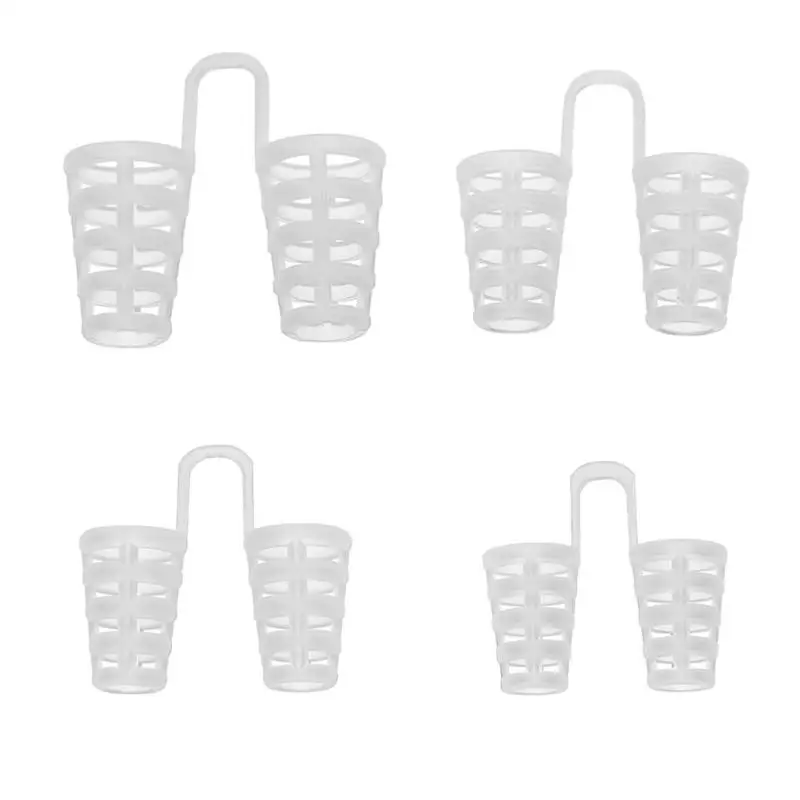 4 шт. прозрачный анти храп устройство Храп апноэ зажим для носа стоп храп| |