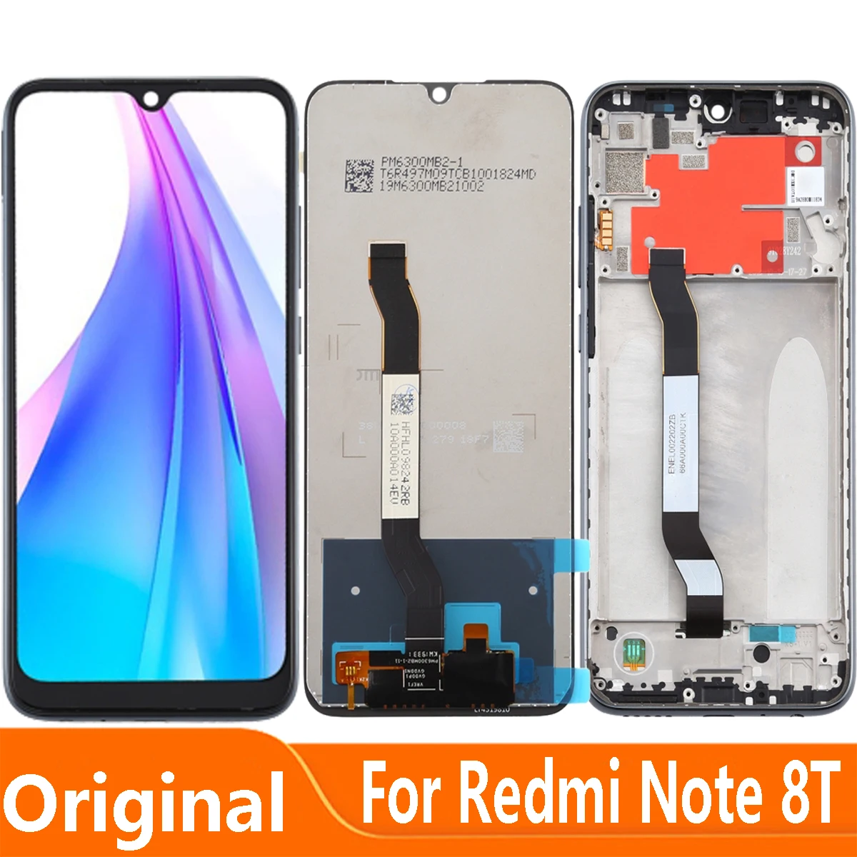 

6.3" For Xiaomi Redmi Note 8T LCD Display Touch Screen Replace Digitizer Assembly For Redmi Note8T M1908C3XG LCD