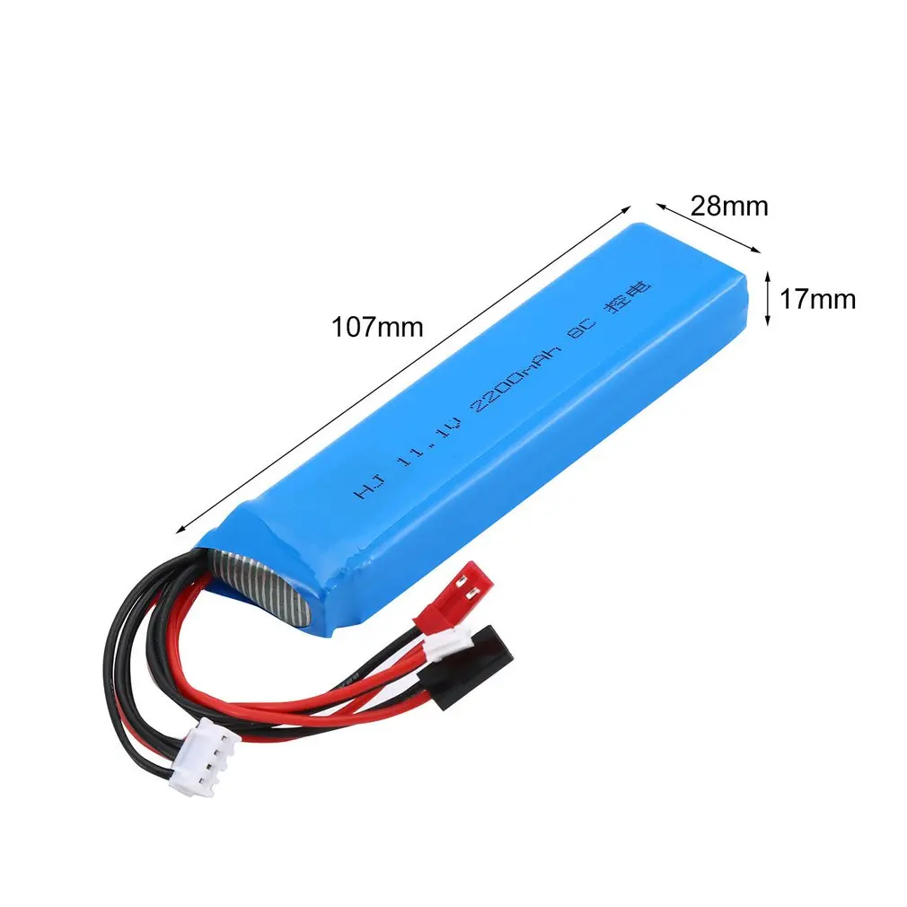 11,1 V 2200mAh перезаряжаемый пульт дистанционного управления литиевая батарея передатчик батарея для радио Link AT9 AT10 AT90S devo7