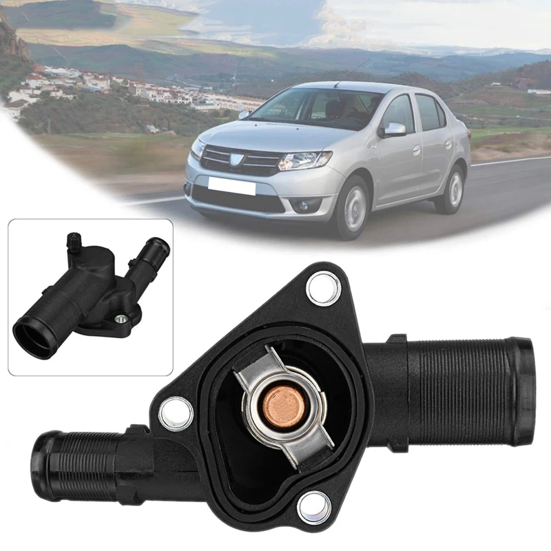Термостат охлаждающей жидкости с корпусом для Renault Clio Kangoo Duster Dacia Logan Sandero Nissan Kubistar