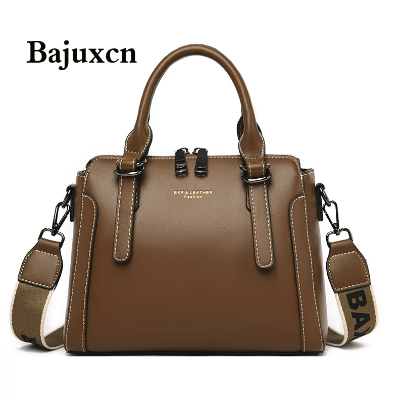 

Leather Casual Crossbody Bags for Women 2021 Ladies Luxury Designer Tote Handbag Top-Handle High Quality Shoulder Bag Sac A Main
