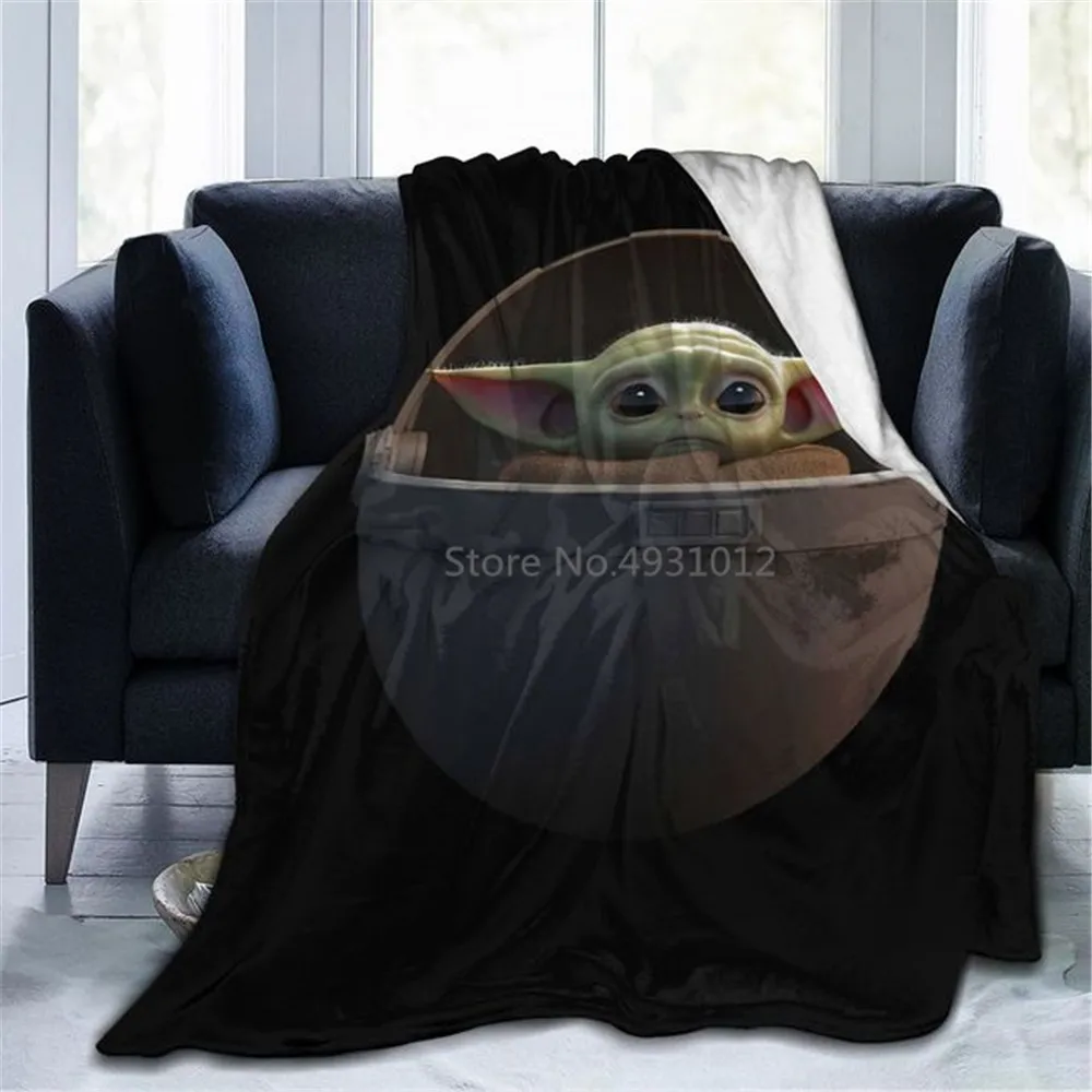 

The New Yoda Series Blanket 3D Digital Printing Blanket Throw On The Bed Crib Sofa Cover Bedspread Boys Children Kids Gifts