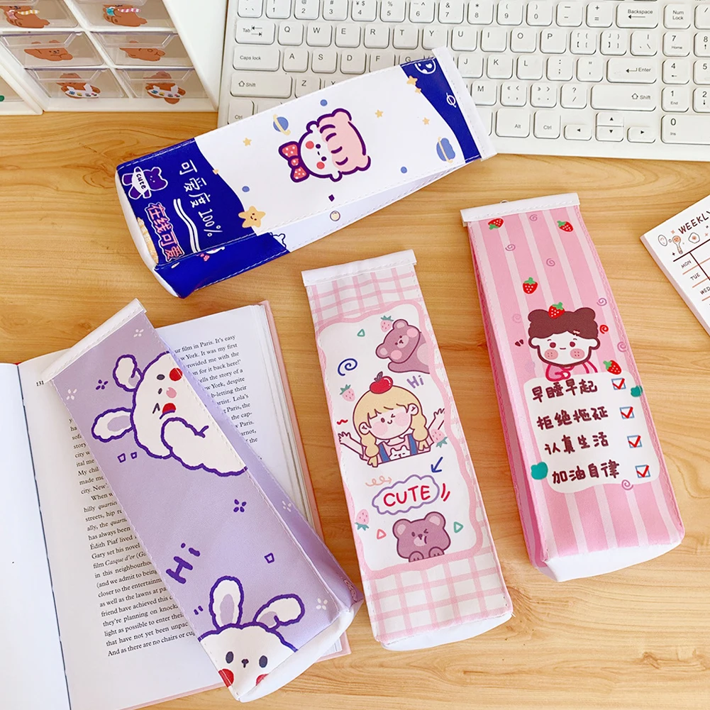 Чехол для карандашей в Корейском стиле студентов вместительный школьный чехол с