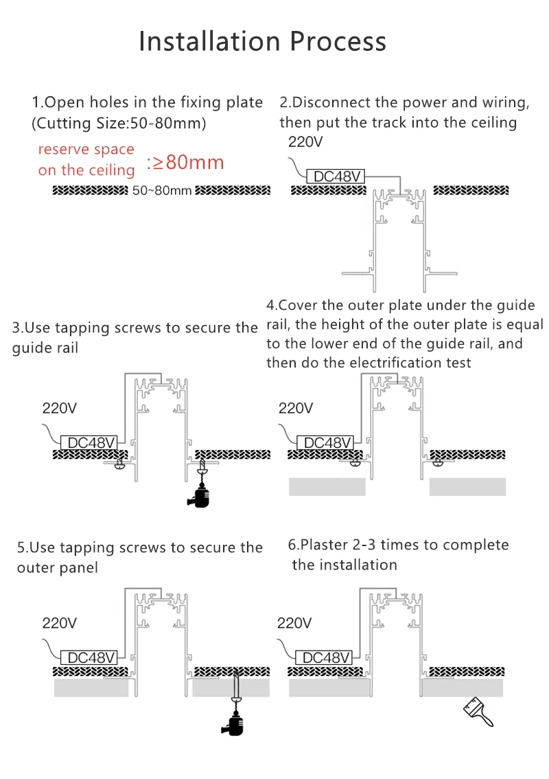 Современные встраиваемые магнитные светильники потолочные лампы с магнитной