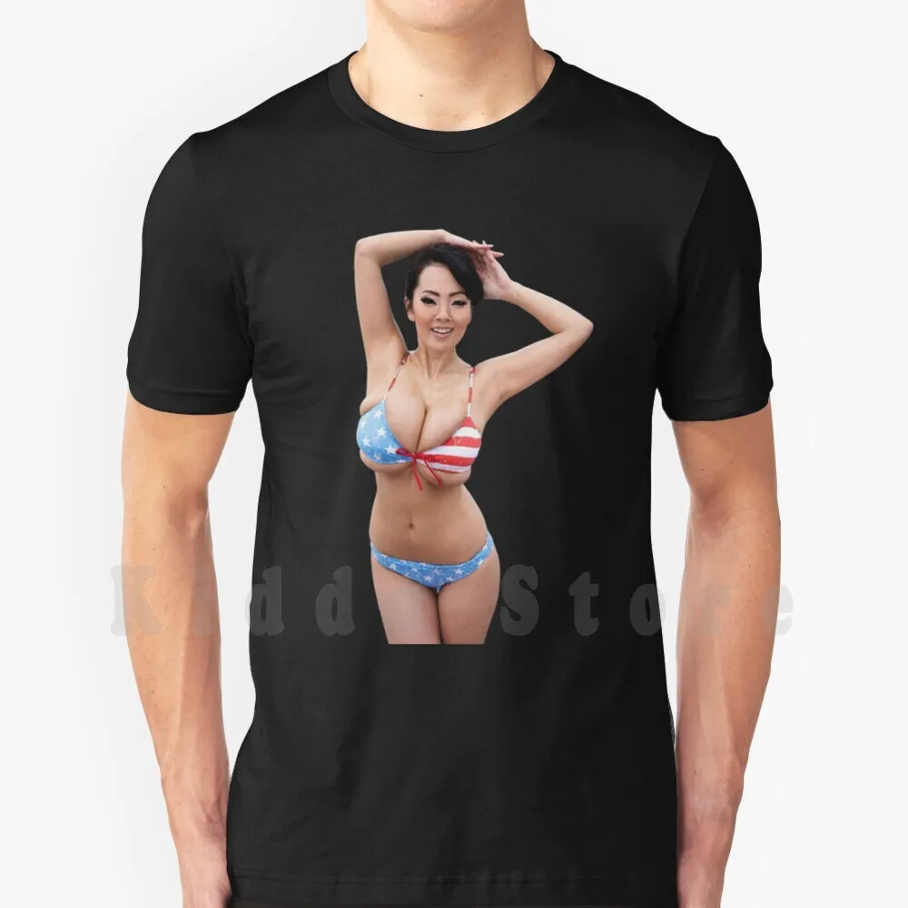 Hitomi Tanaka в американском бикини с большими натуральными грудками футболка Мужская